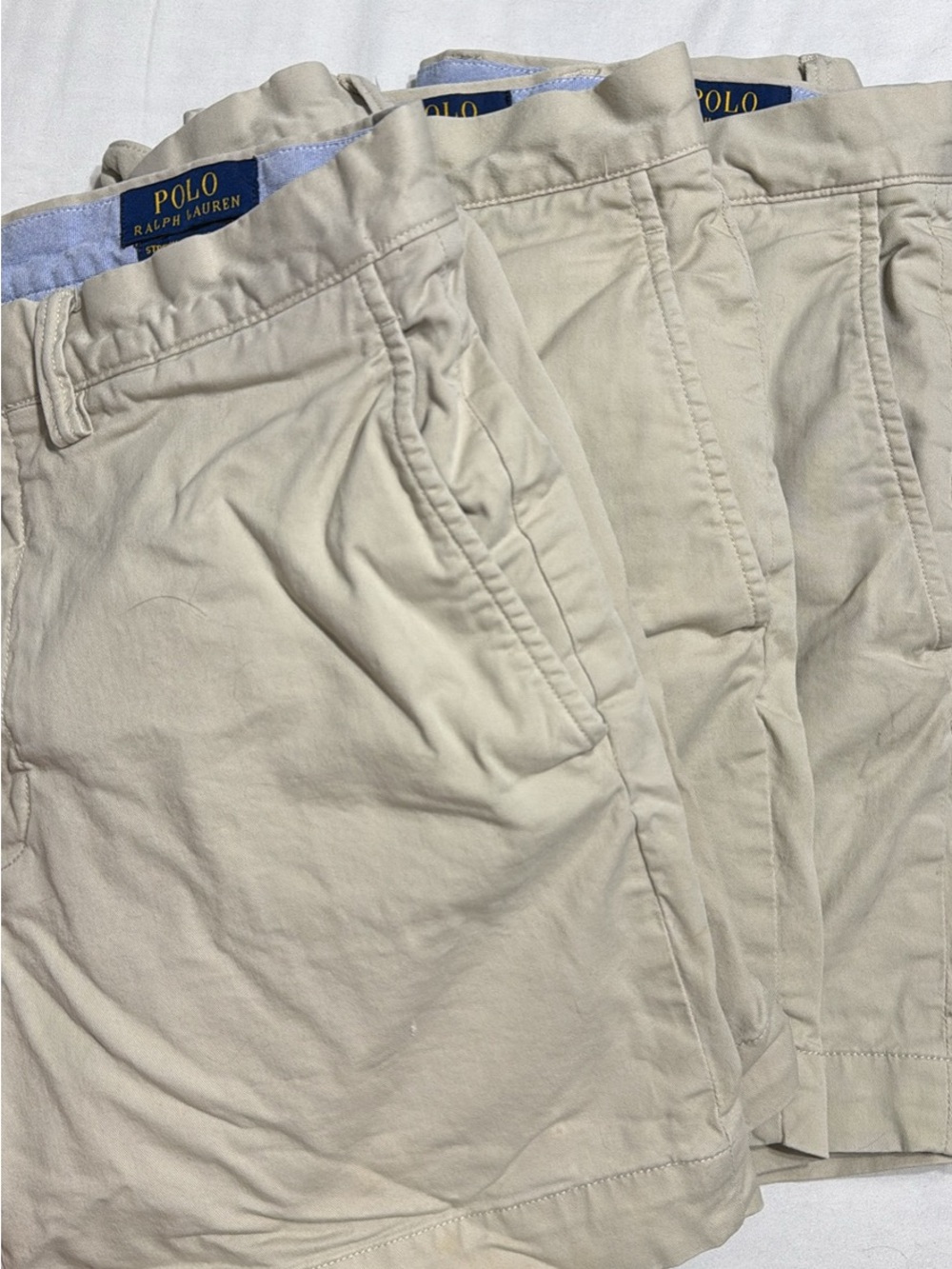 Polo by Ralph Lauren Beige Cotton Chino Shorts